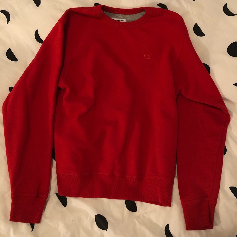 ❤️Red Champion Crewneck❤️